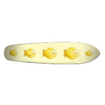 Cute Yellow Chick. Little Bird. Skateboard Decks