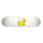 Cute Yellow Dragon Baby Skate Board Deck