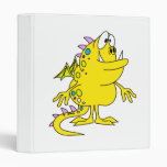 cute yellow dragon monster creature binder