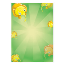 cute yellow elephant parade business card