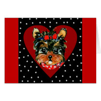 Cute Yorkie Poo Greeting Cards