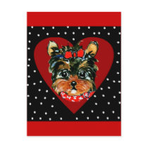 Cute Yorkie Poo Postcards