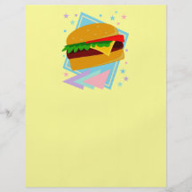 Cute Yummy Burger Flyers