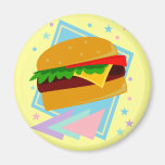 Cute Yummy Burger Refrigerator Magnets
