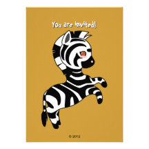 Cute Zebra Announcement