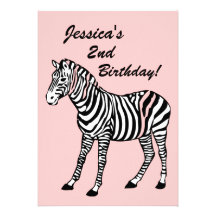 Cute Zebra Announcement