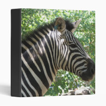Cute Zebra Binder