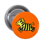 Cute Zebra Button
