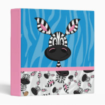 Cute Zebra Pattern Avery Binder binders
