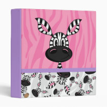 Cute Zebra Pattern Avery Binder binders
