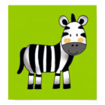 cute zebra posters