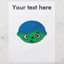 Cute zombie flyer