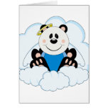 Cutelyn Baby Boy Angel Panda Bear On Clouds