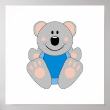 Cutelyn Baby Boy Koala Bear Print