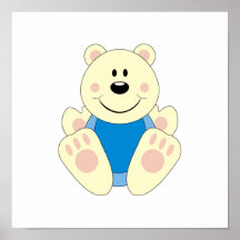 Cutelyn Baby Boy Polar Bear Print