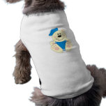 Cutelyn Baby Boy Sailor Polar Bear Doggie Tshirt