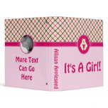 Cutelyn Baby Girl Angel Polar Bear 1 inch Binder