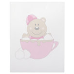 Cutelyn Baby Girl Snow Bear Mug Letterhead Template