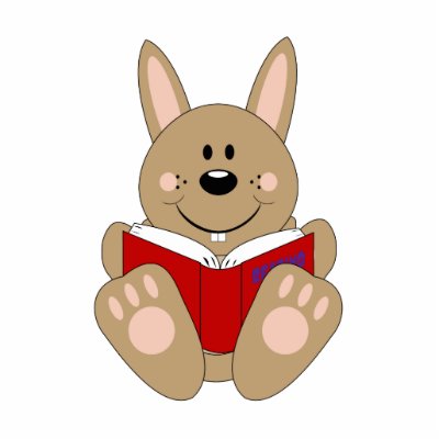 Cutelyn Brown Reading Bunny by mydeas