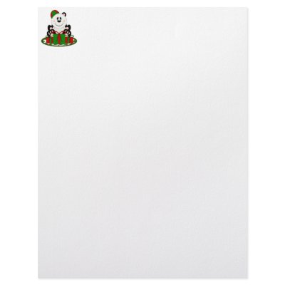 Cutelyn Christmas Present Panda Bear by mydeas