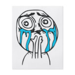 Cuteness Overload Cute Rage Face Meme Flyer Design