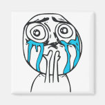 Cuteness Overload Cute Rage Face Meme Fridge Magnet