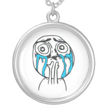 Cuteness Overload Cute Rage Face Meme Necklace