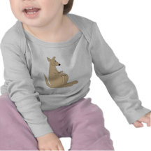 Cutest cartoon kangaroo with baby gifts and tees!