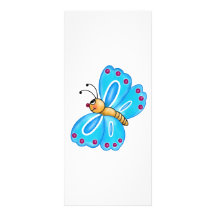 Cutest Little Butterfly Rack Card Template