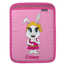 Cutesy Bunny™ iPad sleeve
