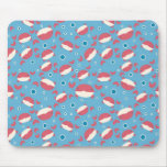 Cutesy Red Crab Pattern Mouse Pads