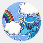 Cutesy Unicorn and Rainbow Stickers