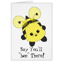 Cutie Bee Greeting Card