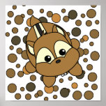 Cutie Chipmunk Poster
