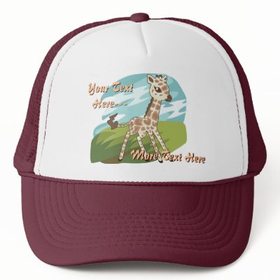 Cutie Giraffe Hat by Customizables