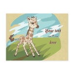 Cutie Giraffe Post Card