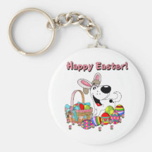 Cutie has Easter Bunny Ears Keychains