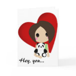 Cutie Kali Valentine Greeting Card