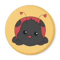 Cutie Lady Bug Magnet