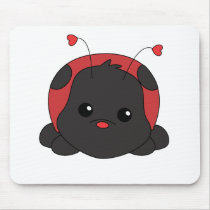 Cutie Lady Bug Mouse Pads