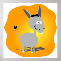 Cutie little Donkey Poster