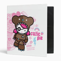 cutie pie 3 ring binder