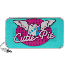 Cutie Pie rockabilly design NP Travel Speaker