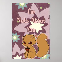 Cutie Squirrel Poster