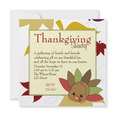 Cutie Turkey Personalized Announcements by candystore