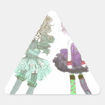 cuties triangle sticker