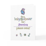 Cutietoots Baby Shower Invitation