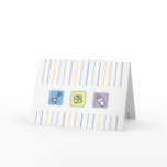 Cutietoots Notecard - Crayon Lines and Baby Stuff