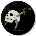 Cutlass Skull Pins