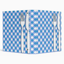 Cutlery on Table Cloth Vinyl Binder